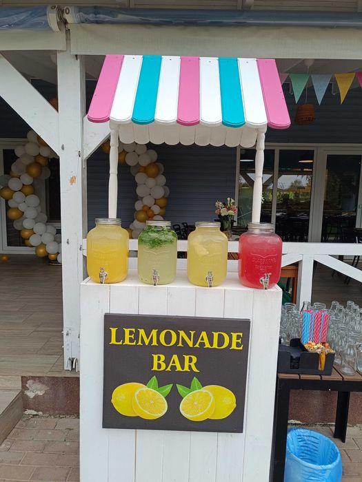 Limonada înghețată vata de zahar decorațiune baloane