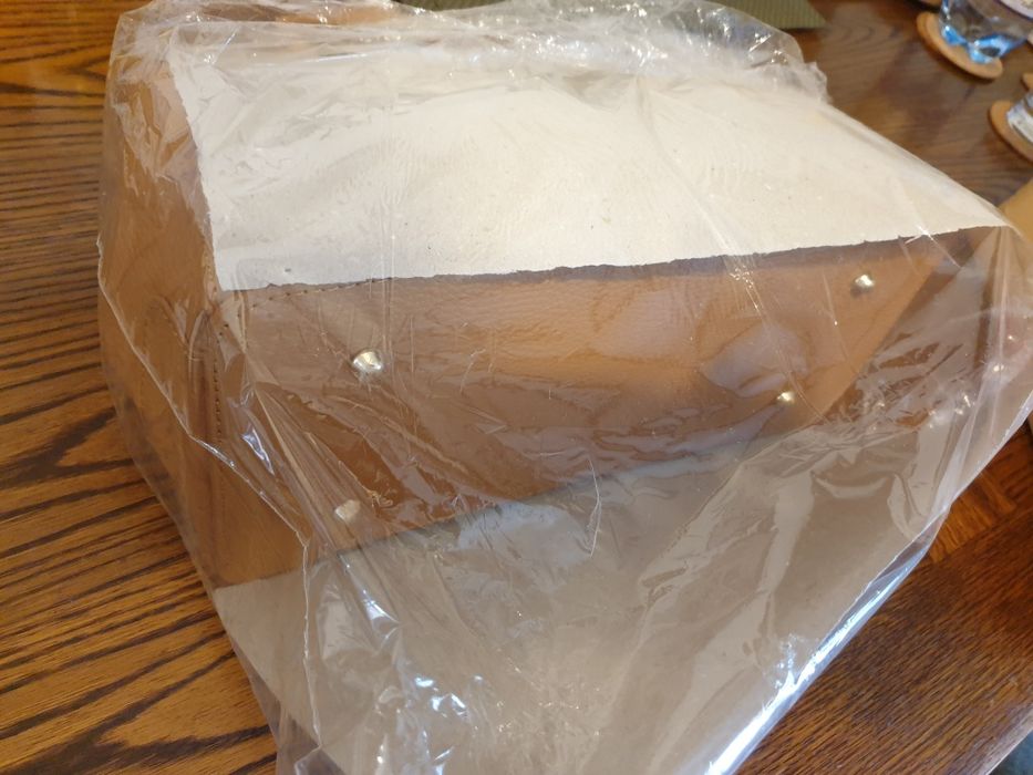 Poșetă nouă piele naturala camel - Dasha