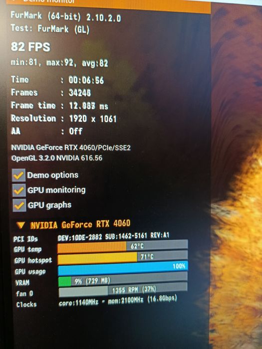 NVIDIA GeForce RTX 4060 8GB (с оригинална кутия)