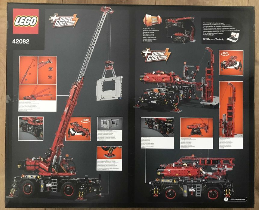 Lego Technic 42082 macara nou cutia sigilata