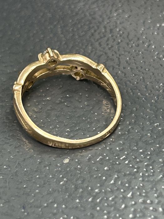 Кольцо красное золото 585