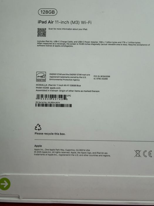 iPad Air 11 -M3 Pret 2650 lei