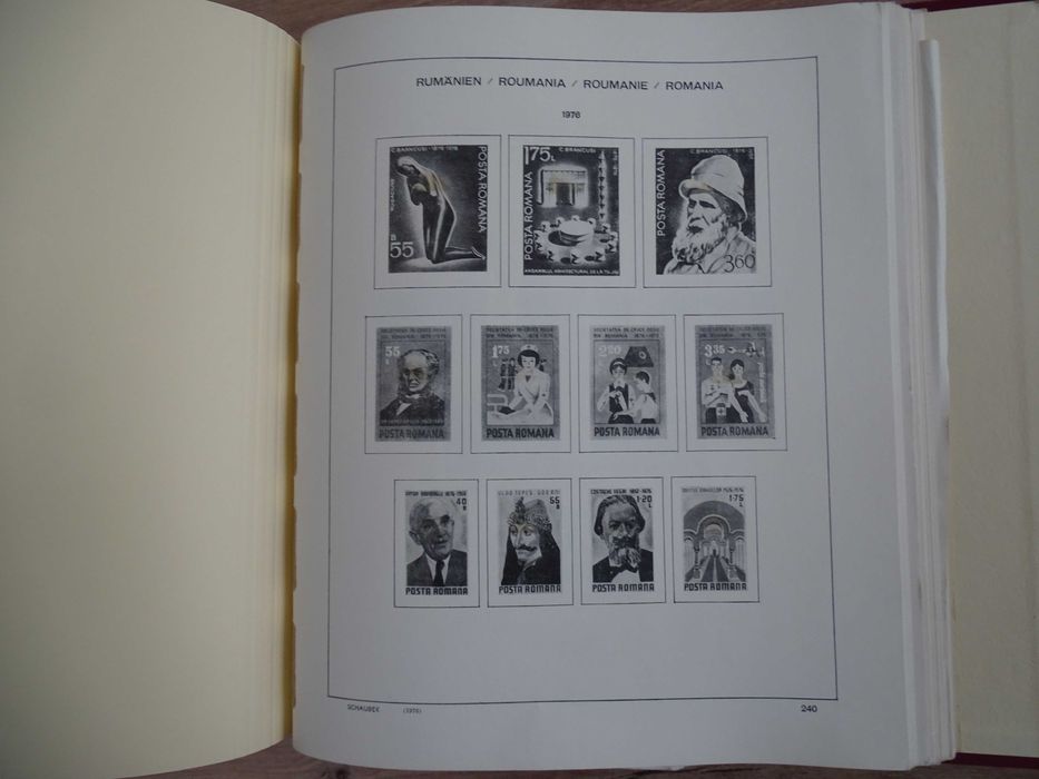Romania 1966-1979 - Album pentru timbre gol (Lot 75)