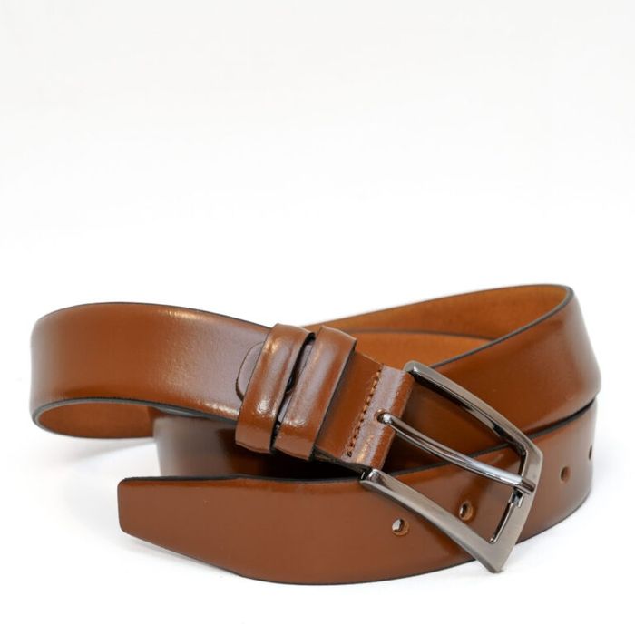 Мъжки колан от естествена кожа в кафяв цвят !