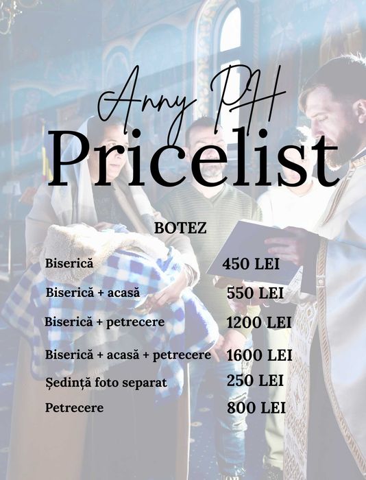 Fotograf ocazii și ședințe foto