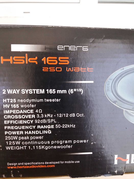 Акустика Hertz 16см.