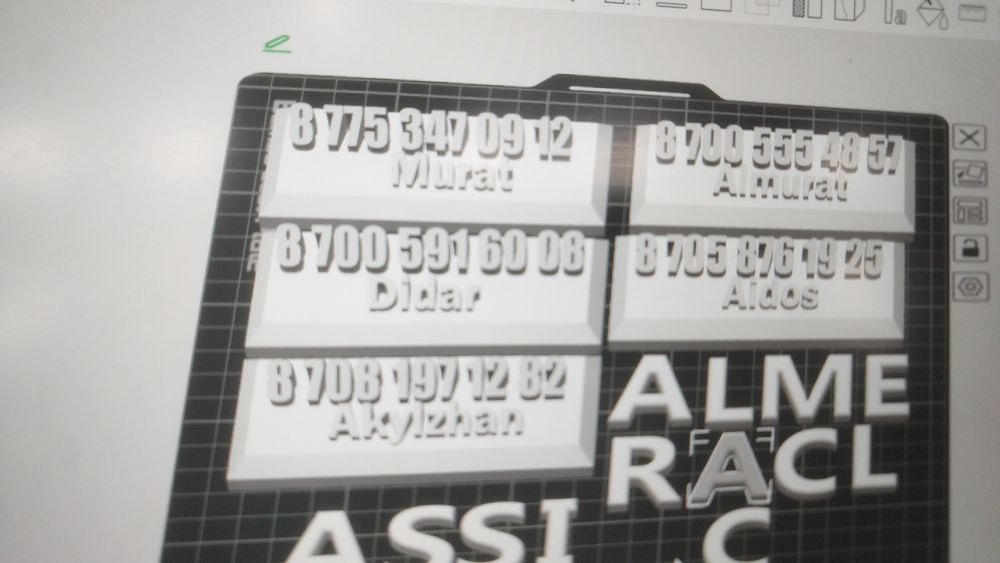 3д принтер қызметі.  Услуги 3dпринтер