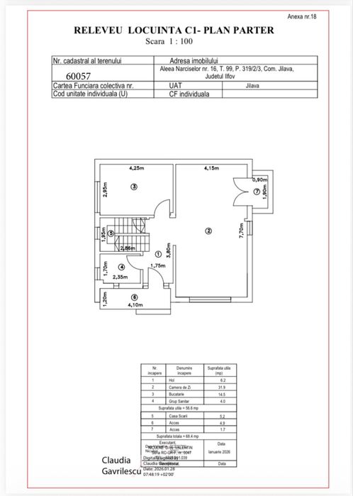 CASĂ 4 camere-3 BAI-demisol in JILAVA