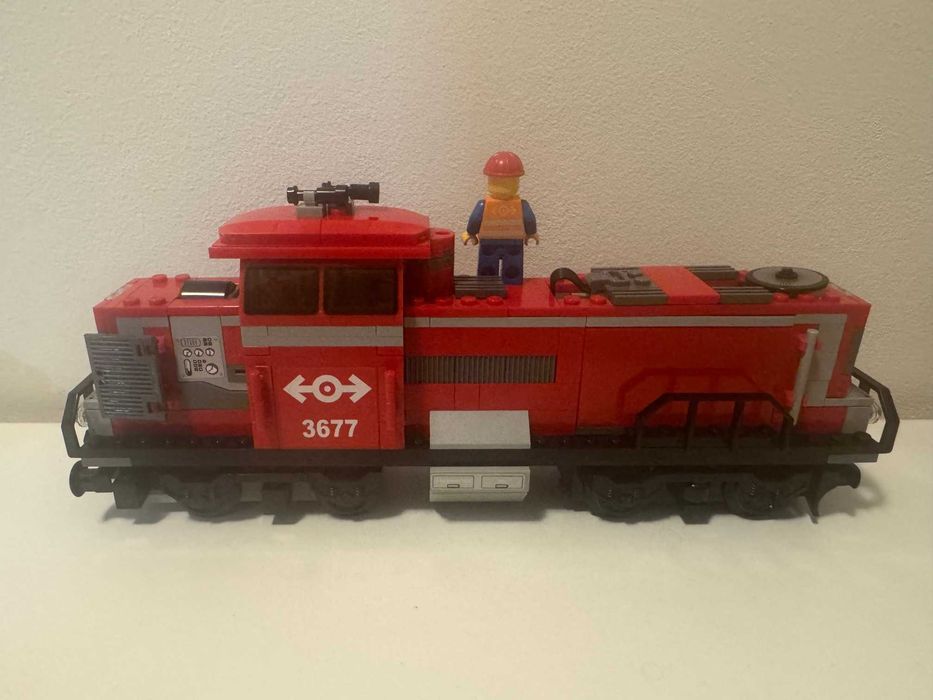 Lego City 3677 : Red Cargo Train