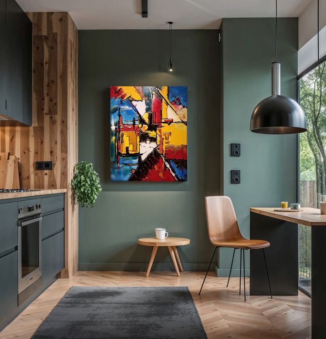 Tablou Abstract pe suport canvas F