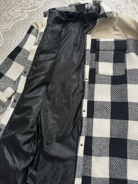 Плащ осенний комбинированный