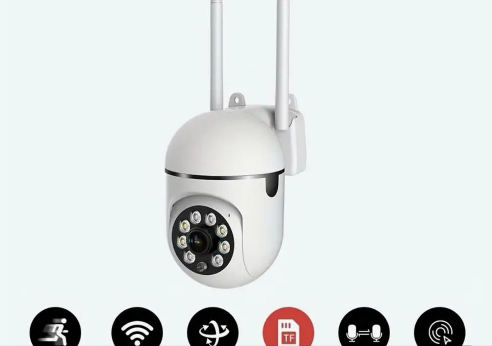 1080P HD Камера за видеонаблюдение нощно виждане цветен екран