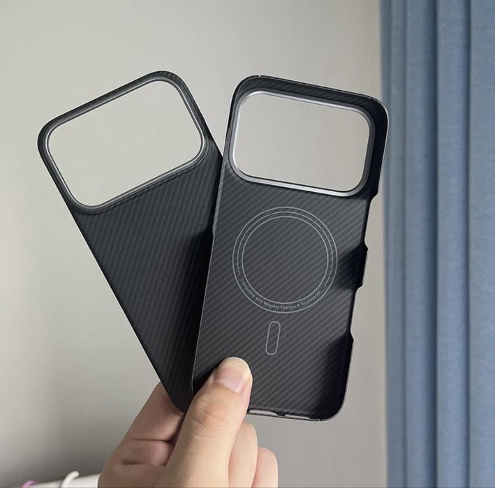 Чехол для iPhone 17 Pro Max   Carbon Aramid Fiber(600 D)