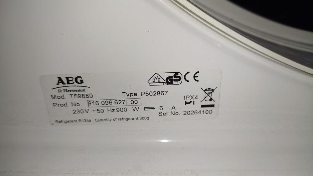 Сушилня AEG OKO Lavatherm за части