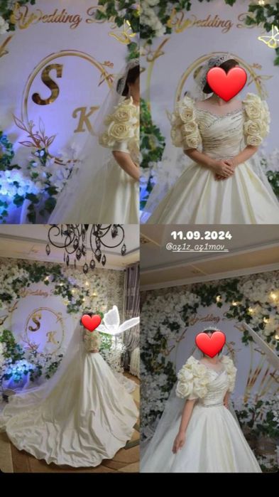 To‘y libosi holati yangi 1marta kiyilgan