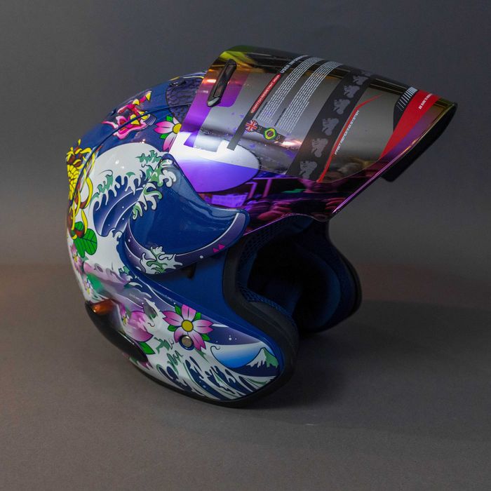 Каска за мотор скутер , чопър и други ( Размер M 57-58 )