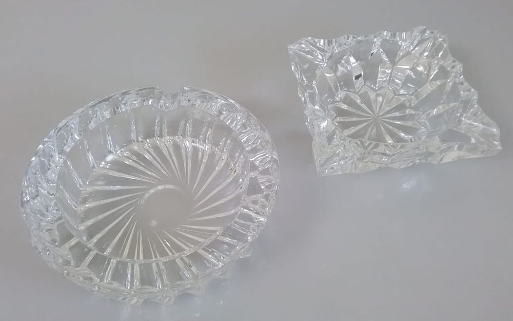 Пепельницы цветное стекло