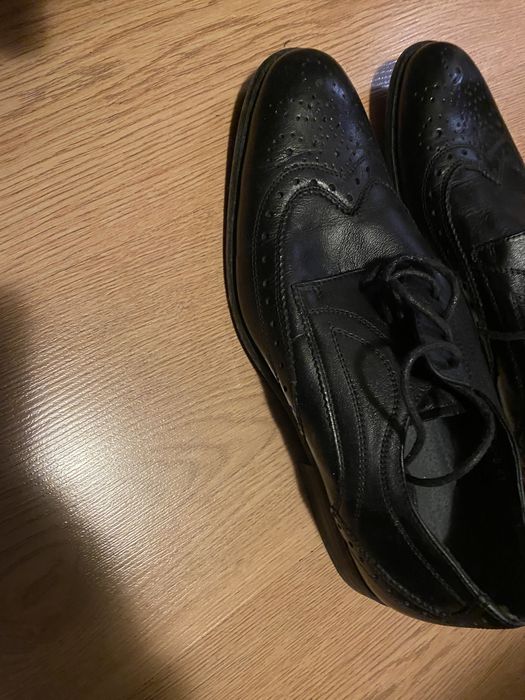 Естествена кожа официални мъжки обувки 43 н