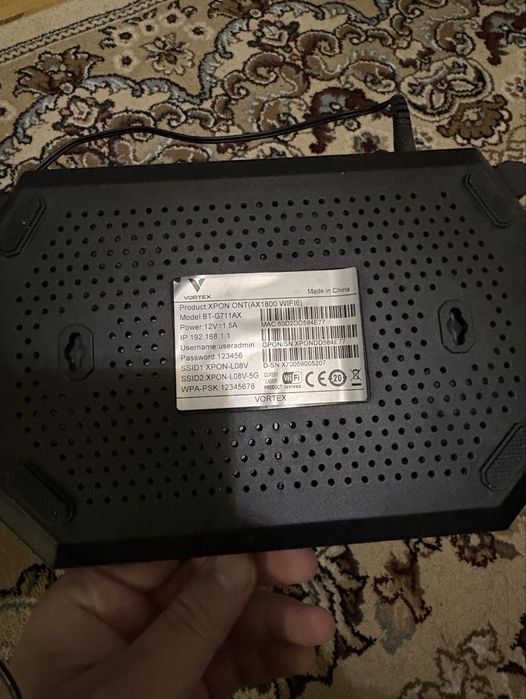 Vortex 6 5G роутер wifi