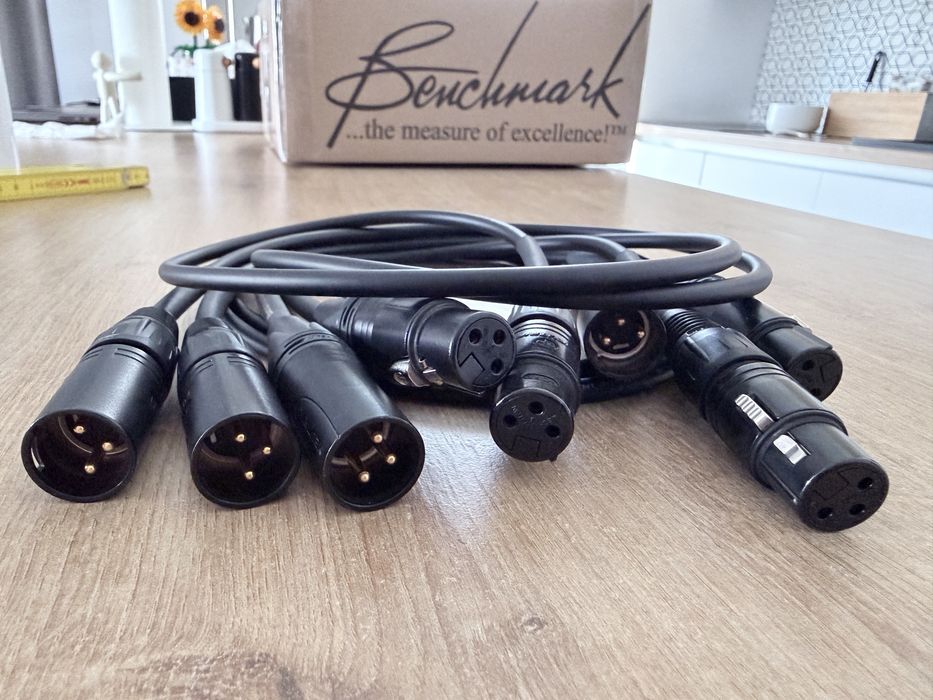 Cablu XLR 3feet, 91cm Benchmark Media