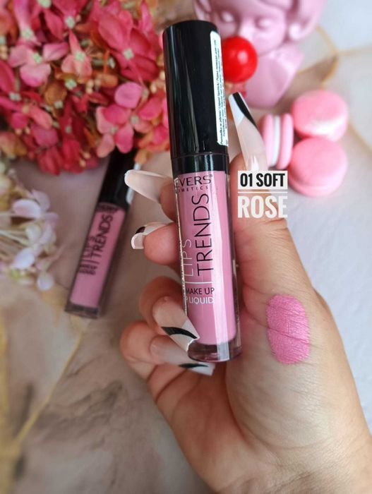 Rujul lichid New Lips Trends, Revers, Nr 01 Soft Rose