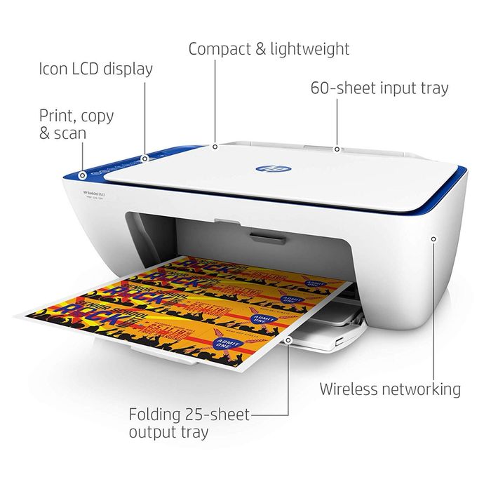 Продавам принтер HP DeskJet 2622 All-in-One – чисто нов