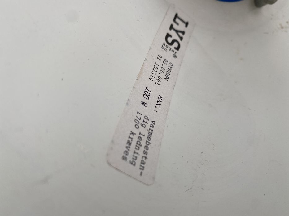 Дизайнерска  лампа от дания 1960 г полилей