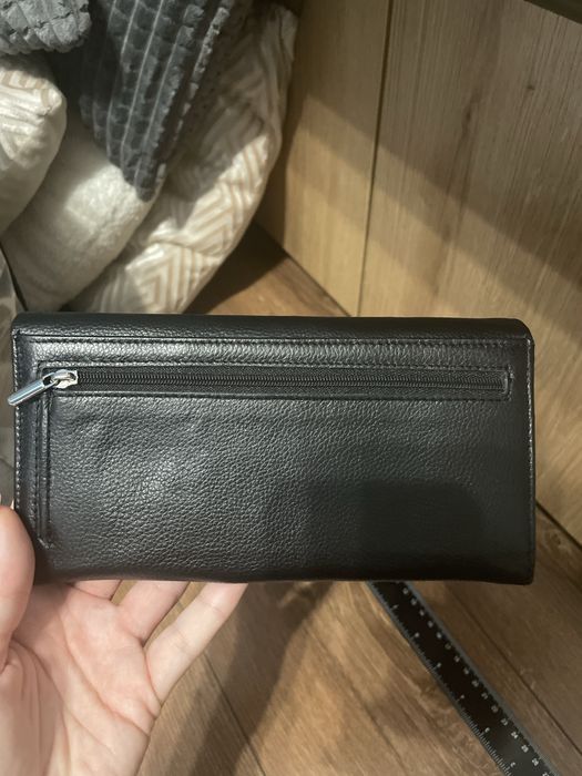Дамско портмоне ест. Кожа с RFID