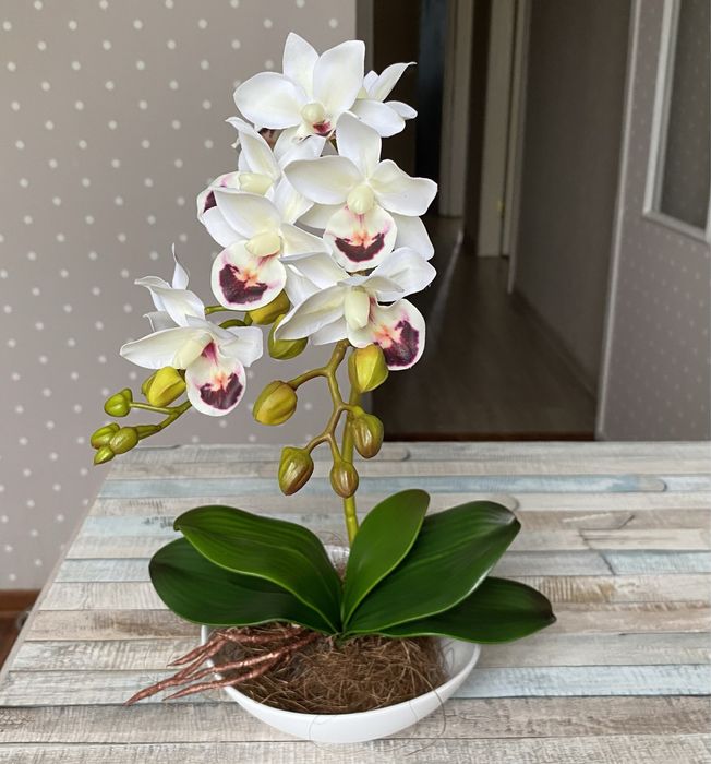 Искусственная орхидея латекс интерьерная