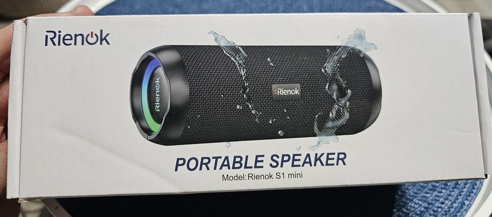 Boxă Portabilă Rienok S1 Mini Sigilată 30W Bluetooth 5.3 RGB