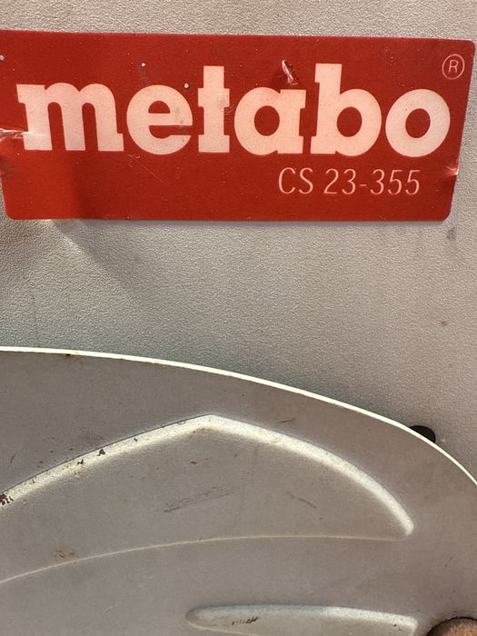 Metabo CS 23-355 circular taiat profile tevi metalice la unghi bosch