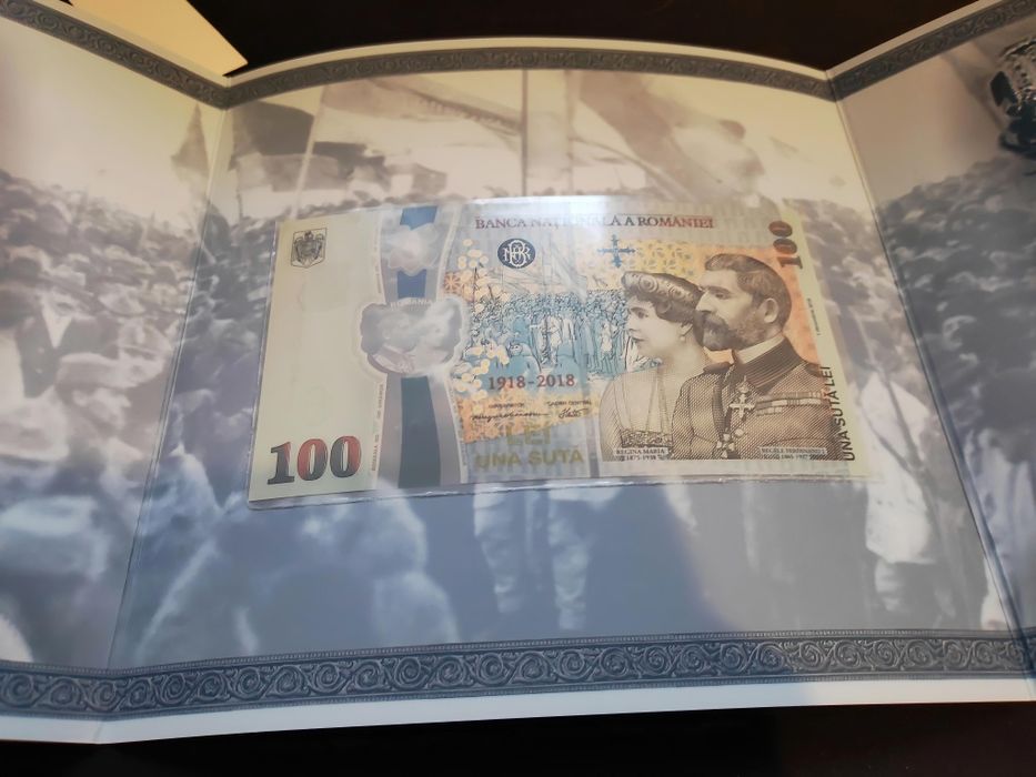 Bancnota aniversara 100 de ani de la Marea Unire BNR