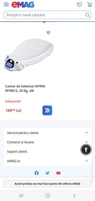Cantar bebeluși Myria  în stare foarte buna