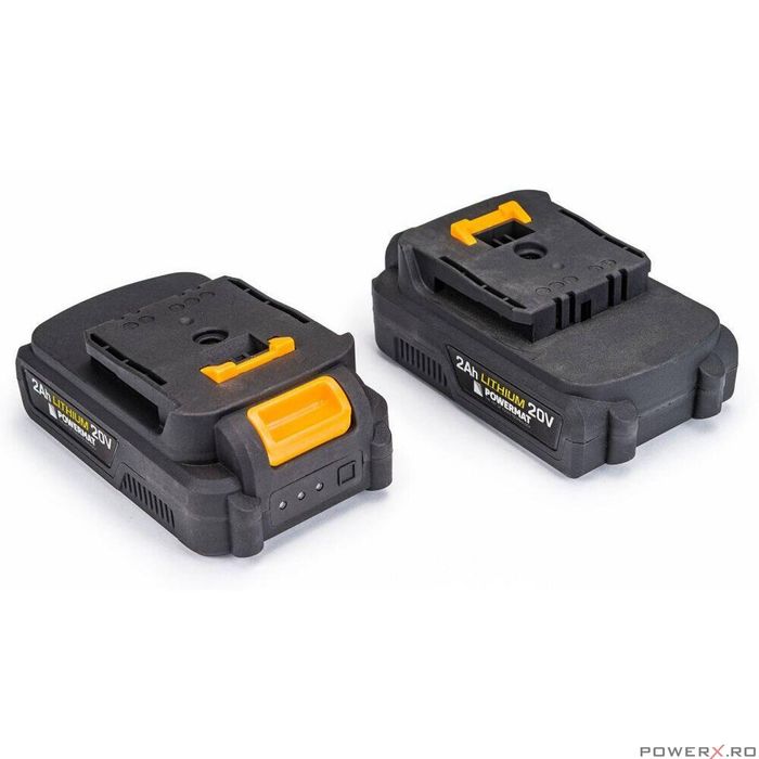 Masina gaurit cu percutie 2 acumulatori 20V2Ah, bormasina, filetanta,