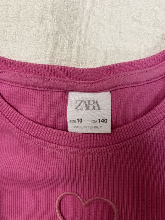 Розовый топ, на 10 лет, рост 140