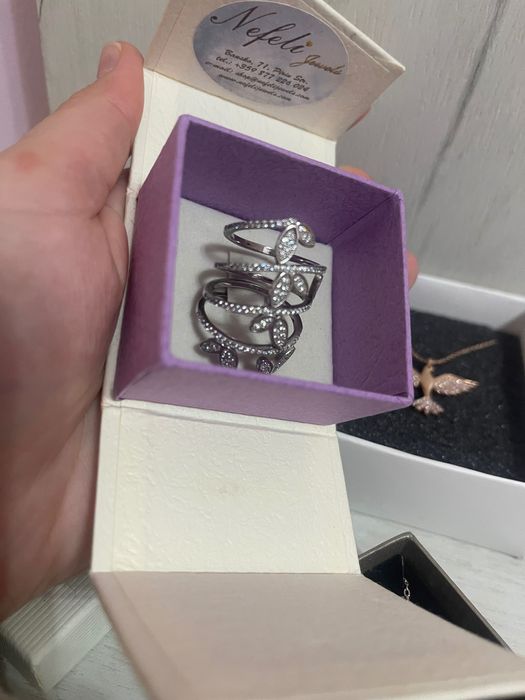 Дамски сребърен пръстен