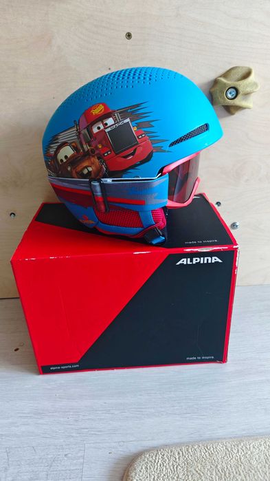 Детска каска с маска Alpina