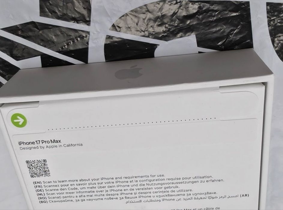 ЗАПЕЧАТАН 256GB iPhone 17 Pro Max Гаранция от Зора до 2028 Silver