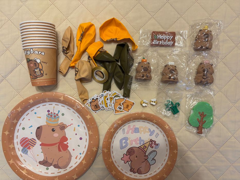 Accesorii petrecere pentru copii cu Capibara