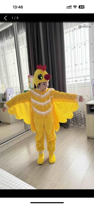 Костюм цыплёнка на 5-7 лет