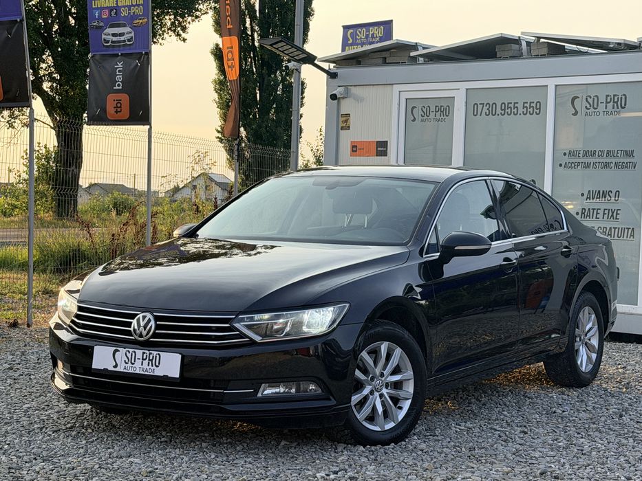 Volkswagwn Passat B8 2017 1.6TDI AUTOMAT/RATE DOAR CU BULETINUL/Avans 0/Livrare Gratuita