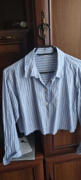 Camasa crop cu maneca lunga