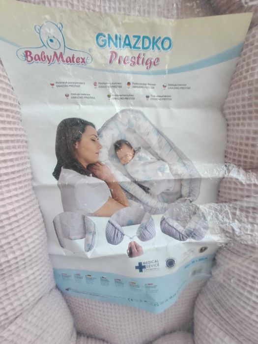 Бебешко гнездо Baby Matex - Prestige, синьо и розово