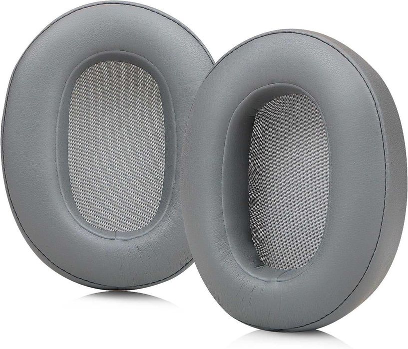 Set 2 bureti pentru casti Sony WH-XB900N, Over-Ear - Spuma cu memorie, Piele ecologica