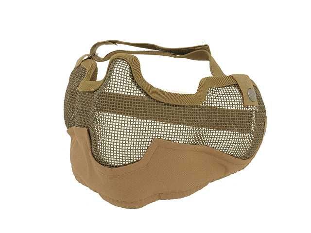 Masca Protectie Airsoft Mare Din Otel CS Tip V.2 Noua Culoare TAN