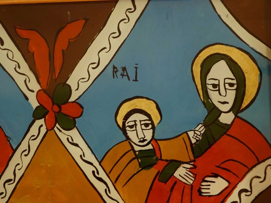 Icoana rara ‘Masa Raiului’, pictura de Feur Gheorghe, Nicula