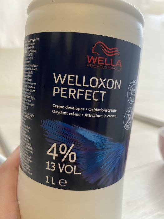 Oxidant crema 4% welloxon perfect developer wella 13vol 1000ml