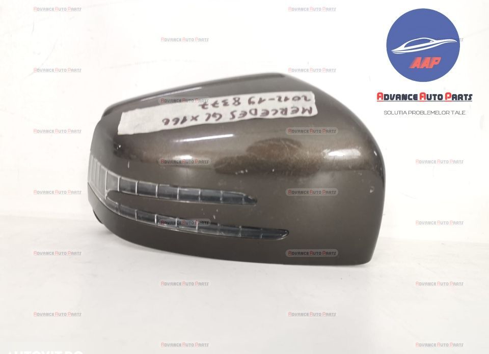 Капак за огледало дясно с led мигач код 615342AA - оригинален Мерцедес