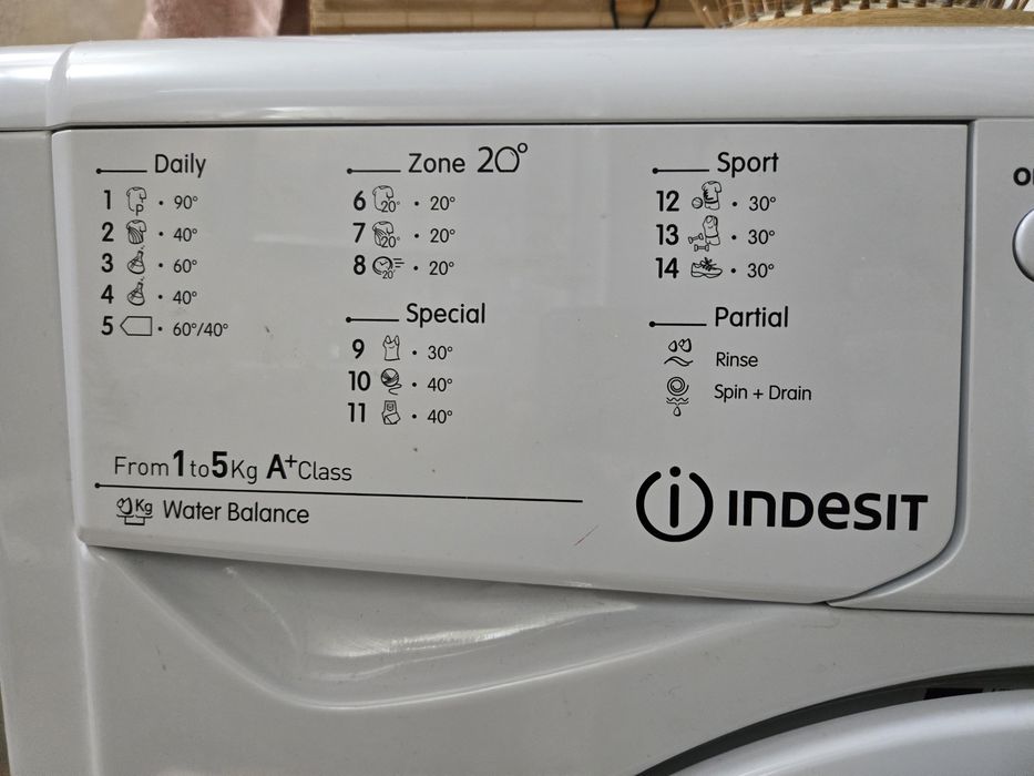 Aвтоматична пералня Indesit