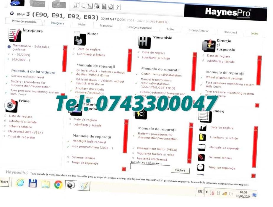Program Windows Reparatie Auto Scheme Electrice Haynes Adata Technik